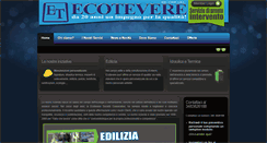 Desktop Screenshot of ecotevere.eu