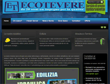 Tablet Screenshot of ecotevere.eu